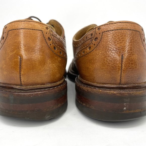 Loake Badminton 2 / Brown Leather Derby Brogue Shoes / Men\'s  US 9.5 / UK 8.5 main image 4